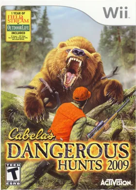 Cabela's Dangerous Hunts 2009 box cover front